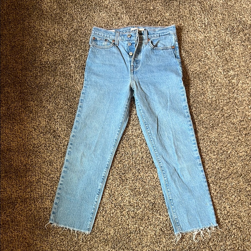 Levi's Light Blue Ankle Jeans